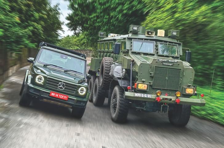Mercedes G Wagen vs Airavat